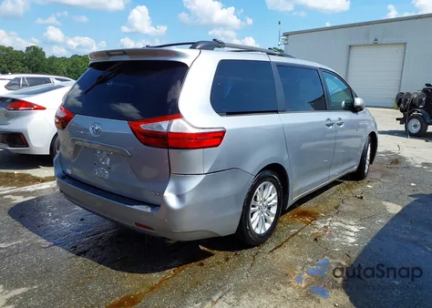 2015 Toyota Sienna Xle 8 Passenger из США, поврежденный, VIN 5TDYK3DC4FS537088